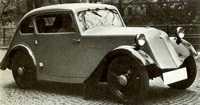 Hansa 500 - the first model produced after the Borgward-Goliath takeover